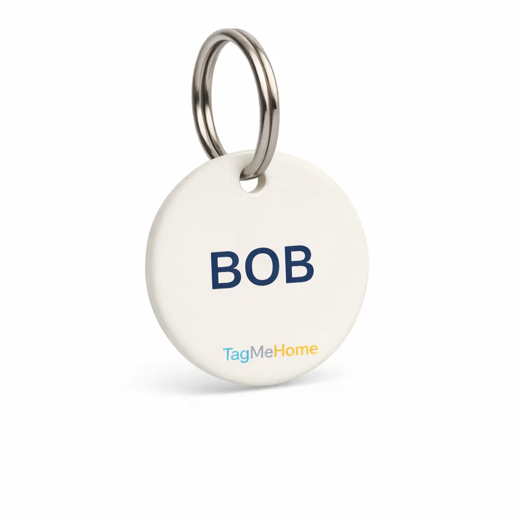 Tag QR Code personalizada com nome do pet